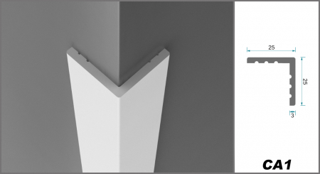 Lichidare stoc - Profil de colt din ecopolimer CA1