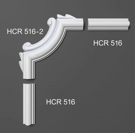 Coltar pentru brau decorativ, din HDP, HCR 516-2, 18cmx18cm [1]