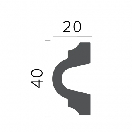 Coltar pentru brau decorativ, din HDP, HCR 518-1, 20.5cmx20.5cm [3]