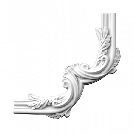 Brauri si coltare din poliuretan - Coltar pentru brau, Grand Decor CR 818B, 30cmx30cm