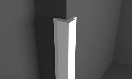 Placi de fuga - Coltar pentru exterior (fatada) HC 202 , 9cm x 9cmx 200cm