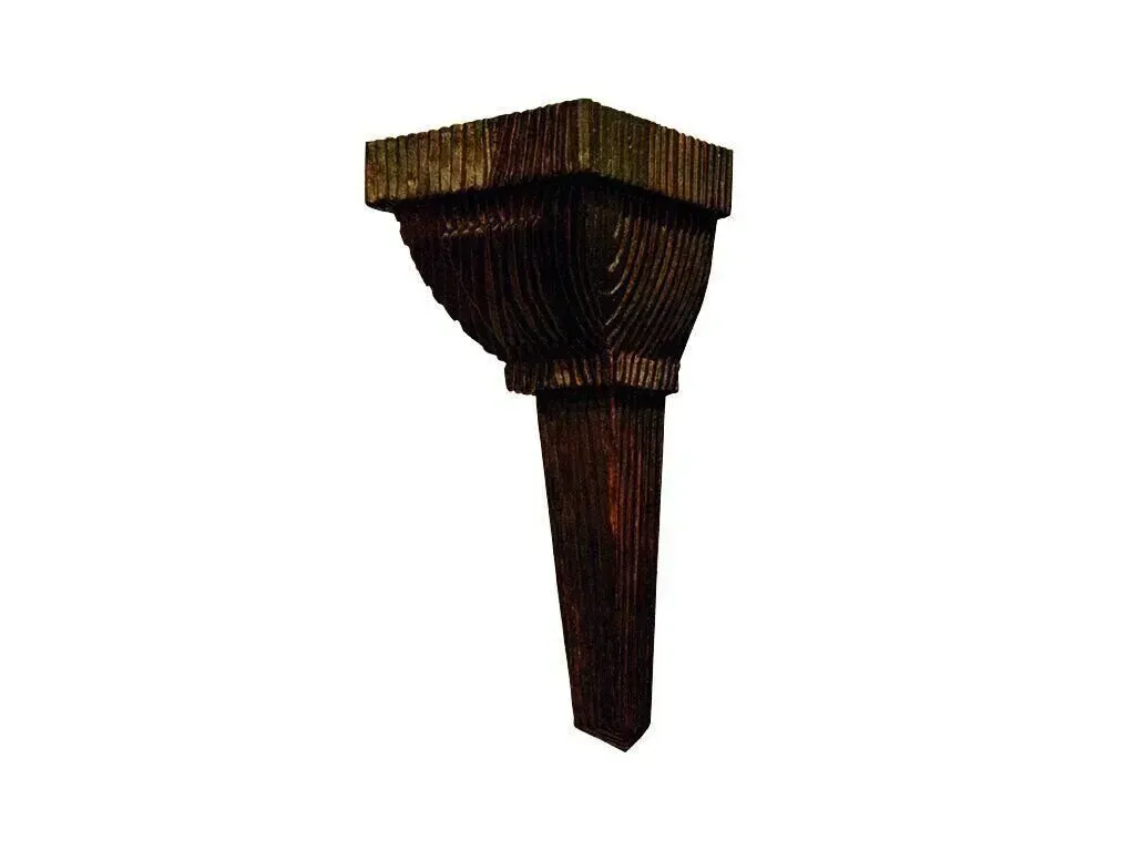 Grinzi decorative din poliuretan - Consolă decorativă E 046 14cmх13cm - culoare stejar inchis