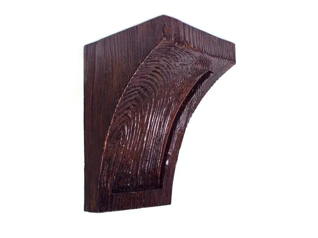 Grinzi decorative din poliuretan - Consolă decorativă ED 026 12cmх12cm - culoare stejar inchis