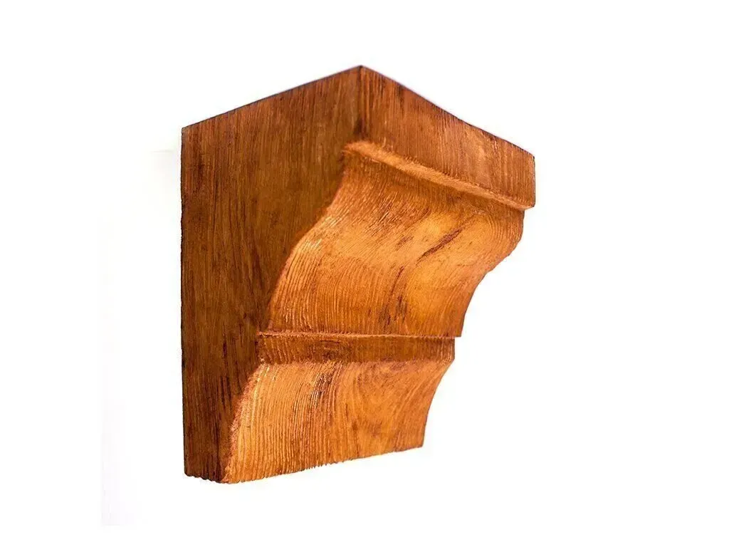 Grinzi decorative din poliuretan - Consolă decorativă ED 035 19cmх13cm - culoare stejar deschis