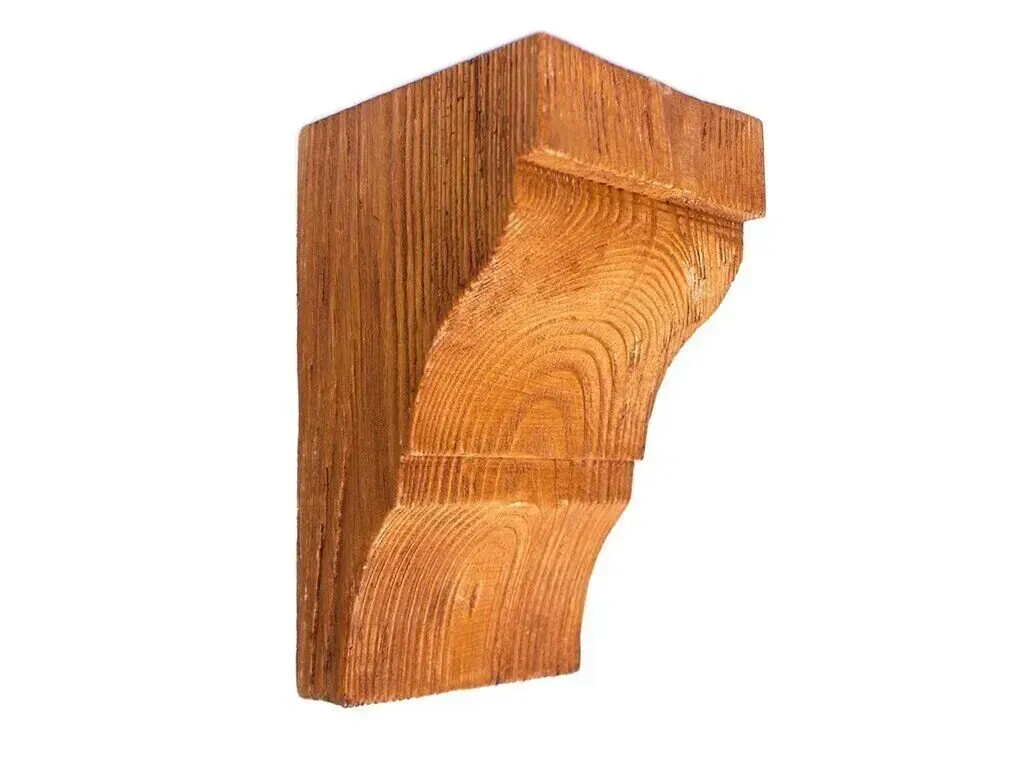 Grinzi decorative din poliuretan - Consolă decorativă ED 036  12cmх12cm - culoare stejar deschis