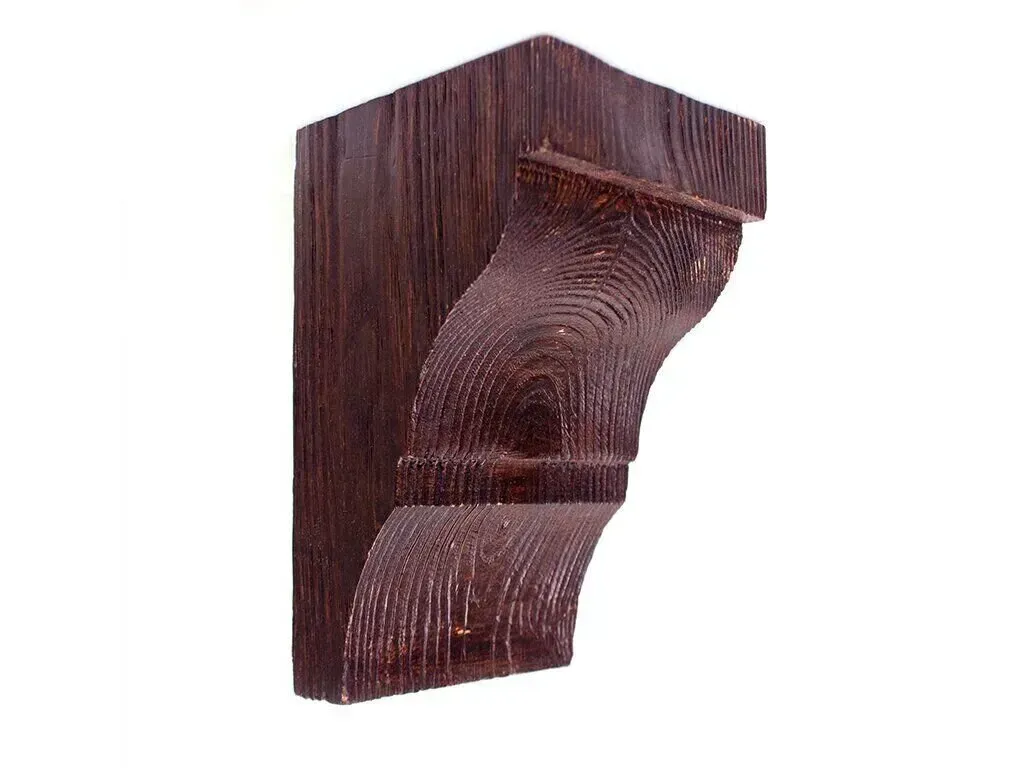 Grinzi decorative din poliuretan - Consolă decorativă ED 036  12cmх12cm - culoare stejar inchis