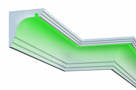 Cornișă de exterior, KC 302 LED, 22cm x 21cm x 200cm [3]