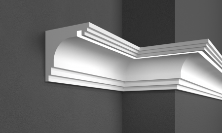 Cornișă de exterior, KC 302 LED, 22cm x 21cm x 200cm [1]