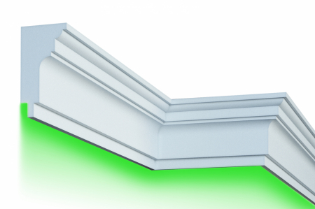 Cornișă de exterior, KC 304 LED, 22cm x 12cm x 200cm [3]