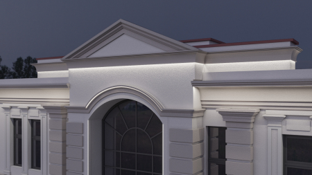 Cornișă de exterior, KC 306 LED, 11cm x 24cm x 200cm [5]