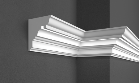 Cornișă de exterior, KC 307 LED, 22cm x 25cm x 200cm [1]