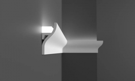 Cornisa decorativa din HDP, KH 906, 5.2cmx2.4cmx200cm [1]