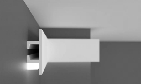 Cornisa decorativa din HDP, KH 907, 6.8cmx2.2cmx200cm [8]