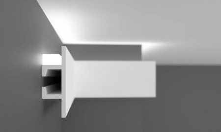 Cornisa decorativa din HDP, KH 907, 6.8cmx2.2cmx200cm [6]