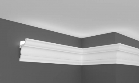 Cornise din polimer dur - Cornisa decorativa din HDP, KH 916 6.2cmx3.7cmx200cm