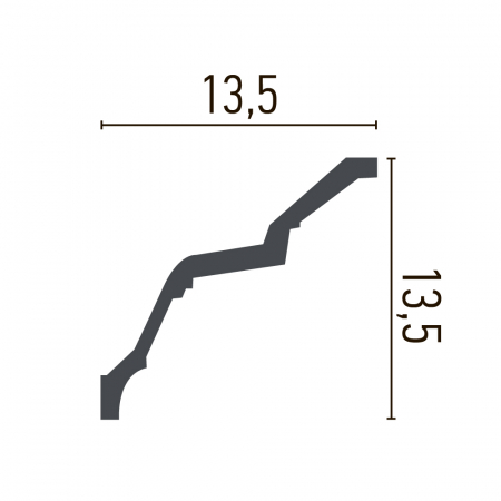Cornisa din poliuretan,Grand Decor, C 919, 14cmx13.7cmx200cm [1]