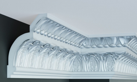 Lichidare stoc - Cornisa din poliuretan,Grand Decor, C 926, 20cmx14cmx200cm