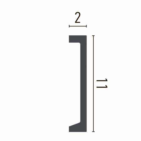 Cornisa din poliuretan,Grand Decor, P 894, 11cmx 2cmx200cm [1]