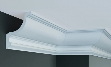 Scafe luminoase- profile pentru banda led, de interior - Cornisa din poliuretan,Grand Decor, P 933, 15.4cmx12cmx200cm