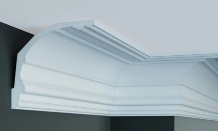 Pentru decorari si amenajari interioare - Cornisa din poliuretan,Grand Decor, P 949, 17.5cmx17.5cmx200cm