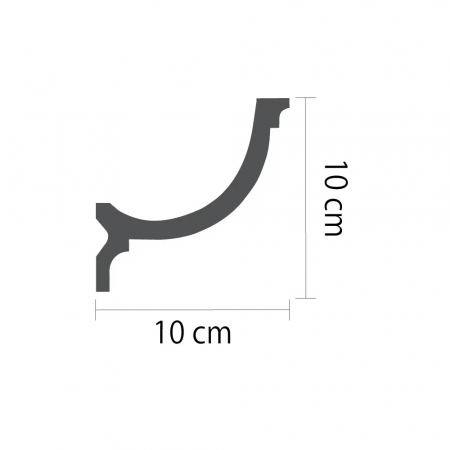 Cornisa din poliuretan,Grand Decor, P 957, 10cmx 10cmx200cm [2]