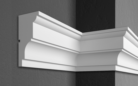 Cornișe pentru exterior (fațade) - Cornișă pentru exterior, KC 107, 22cm x 11cm x 200cm