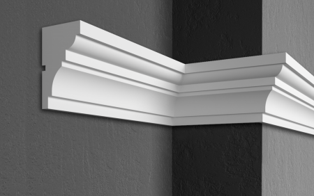 Cornișe pentru exterior (fațade) - Cornișă pentru exterior, KC 114, 16cm x 9.5cm x 200cm