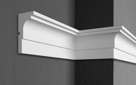 Cornișe pentru exterior (fațade) - Cornișă pentru exterior, KC 115, 18cm x 9cm x 200cm