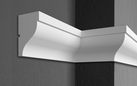 Cornișe pentru exterior (fațade) - Cornișă pentru exterior, KC 116, 19cm x 12cm x 200cm