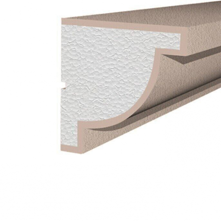 Cornișă pentru exterior, KC 122, 20cm x 20cm x 200cm [3]