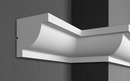 Cornișe pentru exterior (fațade) - Cornișă pentru exterior, KC 122, 20cm x 20cm x 200cm