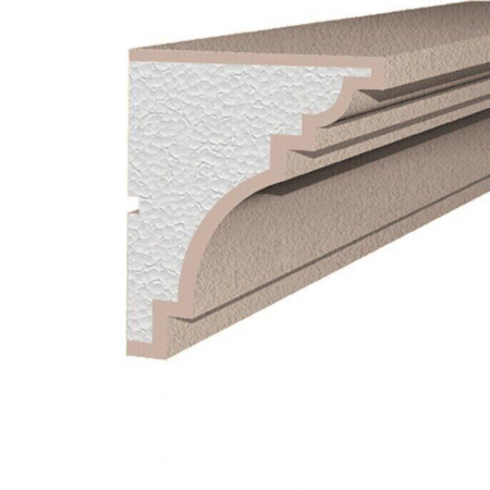 Cornișă pentru exterior, KC 123, 20.5cm x 18cm x 200cm [3]