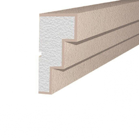 Cornișă pentru exterior, KC 124, 21cm x 11cm x 200cm [3]