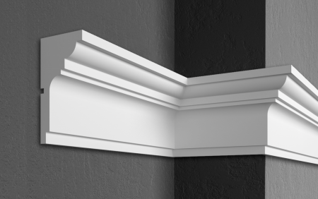 Cornișe pentru exterior (fațade) - Cornișă pentru exterior, KC 125, 22cm x 11cm x 200cm