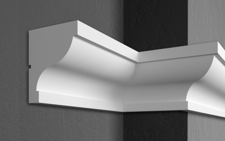 Cornișe pentru exterior (fațade) - Cornișă pentru exterior, KC 126, 22cm x 18cm x 200cm