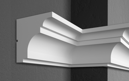 Cornișe pentru exterior (fațade) - Cornișă pentru exterior, KC 127, 23cm x 22.5cm x 200cm