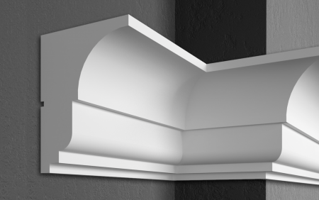 Cornișe pentru exterior (fațade) - Cornișă pentru exterior, KC 132, 29cm x 22cm x 200cm