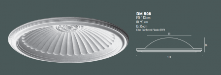 Cupola decorativa din poliuretan, DM 508 [1]