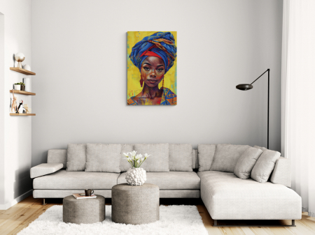 Femeie africană în culori vibrante – forță și grație [1]