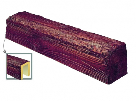 Grindă decorativă rustică EQ 004 roșu clasic 19cmх17cm [1]