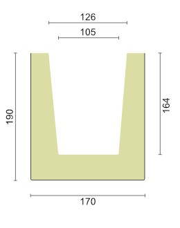 Grindă decorativă rustică EQ 004 stejar clasic inchis 19cmх17cm [1]