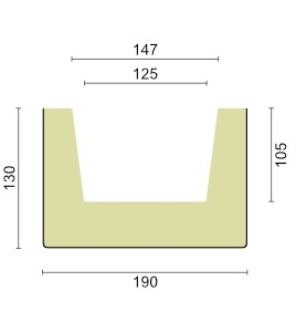 Grindă decorativă rustică EQ 005 alb clasic 19cmx13cm [2]