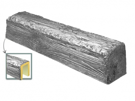 Grindă decorativă rustică EQ 005 gri clasic 19cmх13cm [1]