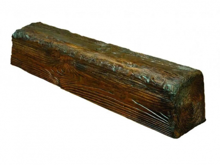 Grinzi decorative din poliuretan - Grindă decorativă rustică EQ 006 stejar clasic inchis 12cmх12cm