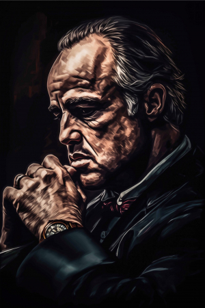 Tablouri Chic și Glam - Meditația nașului