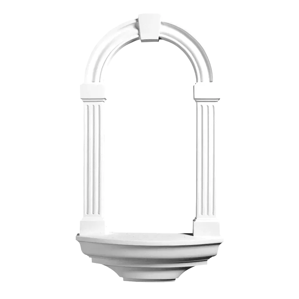 Nise si cupole - Nisa decorativa din poliuretan, N133, 37.5cm x 76.5cmx 10.5cm