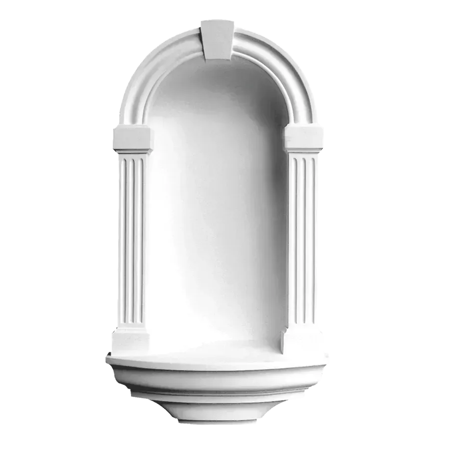 Nise si cupole - Nisa decorativa din poliuretan, N133A, 37.5cm x 76.5cmx 20cm