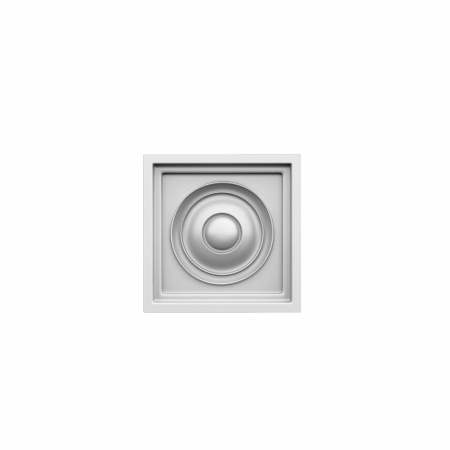 Lichidare stoc - Ornament din poliuretan, Grand Decor,  A 628, 8.9cmx8.9cmx1.2cm