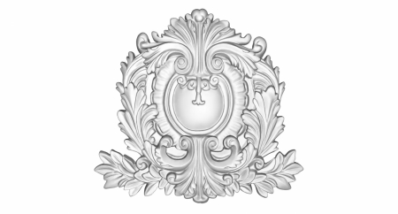 Ornamente din poliuretan - Ornament din poliuretan, Grand Decor,  W 875, 27.5cmx30cmx2.5cm