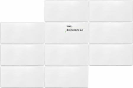 Panou W322, 29.6cm x59.2cm x2.3cm [4]